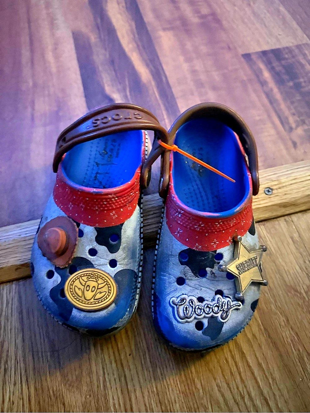 Crocs Disney Pixar Toy Story Sheriff Woody Classic Toddler Clog
